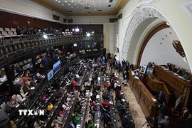 Một phiên họp Quốc hội Venezuela. (Ảnh: Getty Images/TTXVN)