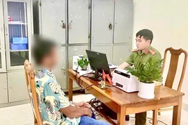 H.V.Đ bị xử phạt 7,5 triệu đồng. (Nguồn: Công an tỉnh Hà Tĩnh)