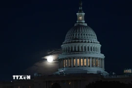 Trụ sở Quốc hội Mỹ ở Washington, D.C. (Ảnh: THX/TTXVN)