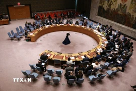 Một cuộc họp của Hội đồng Bảo an Liên hợp quốc về giải trừ và không phổ biến vũ khí hạt nhân. (Ảnh: THX/TTXVN)