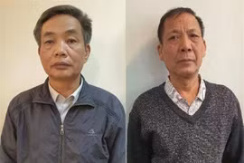 Bị can Đặng Ngọc Cầm (bên trái); Bị can Nguyễn Quốc Khánh (bên phải). (Nguồn: Bộ Công an)