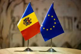 Tổng thống Moldova Maia Sandu tuyên bố Chisinau có thể từ bỏ chính sách trung lập được ghi trong hiến pháp và gia nhập NATO. (Nguồn: Euneighbourseast)