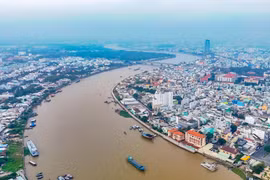 Một góc thành phố Cần Thơ. (Ảnh: Thanh Liêm/TTXVN)
