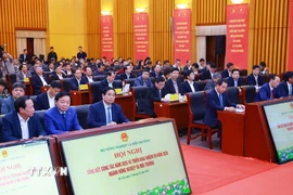 Thủ tướng Phạm Minh Chính dự Hội nghị triển khai nhiệm vụ năm 2026 của ngành nông nghiệp và môi trường. (Ảnh: Dương Giang/TTXVN)