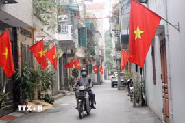 Một tổ dân phố ở phường Phủ Lý (Ninh Bình). (Ảnh: Nguyễn Chinh/TTXVN)