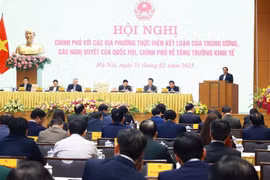 Thủ tướng Phạm Minh Chính phát biểu khai mạc hội nghị. (Ảnh: Dương Giang/TTXVN)
