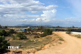 Nơi được chọn xây dựng khu tái định cư cho người dân vùng dự án Nhà máy điện hạt nhân Ninh Thuận 1. (Ảnh: Công Thử/TTXVN)