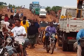 Trận lũ tàn khốc xảy ra ở Mokwa, miền Trung bang Niger, Nigeria. (Nguồn: UN)