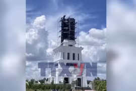 Tạm dừng công trình tượng 'Nữ thần khai phóng' tại khu đô thị ở Tây Ninh