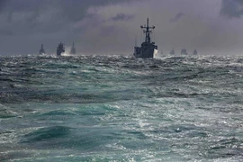 Các tàu chiến của NATO tham gia một cuộc tập trận (Nguồn: NATO MARCOM)