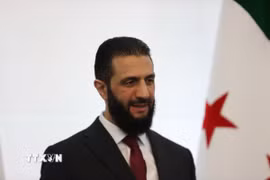 Tổng thống lâm thời Syria, Ahmed al-Sharaa. (Ảnh: AA/TTXVN)