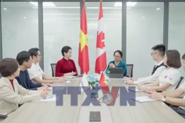 Hội đồng Văn hóa Giáo dục Canada-Việt Nam (CVCEC) tổ chức tọa đàm thống nhất các nội dung đóng góp cho Dự thảo Văn kiện Đại hội Đảng. (Nguồn: TTXVN)