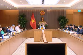 Quang cảnh buổi làm việc. (Nguồn: Báo Điện tử Chính phủ)