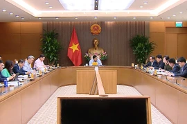 Quang cảnh buổi làm việc. (Nguồn: Báo Điện tử Chính phủ)