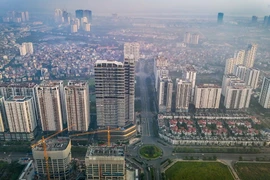Khu đô thị Tây Hồ Tây. (Ảnh: Hoàng Hiếu/TTXVN)