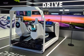Samsung Display sẽ giới thiệu một loạt công nghệ và sản phẩm mới, trong đó có buồng lái kỹ thuật số được tùy chỉnh cho ôtô tự hành. (Nguồn: Yonhap)