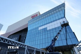 Trung tâm Hội nghị Hwabaek (HICO) ở Gyeongju, tỉnh Bắc Gyeongsang (Hàn Quốc), nơi diễn ra các Hội nghị của Tuần lễ Cấp cao APEC. (Ảnh: Khánh Vân/TTXVN)