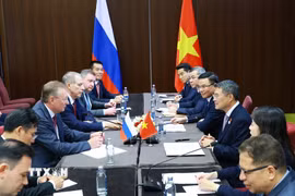 Thủ tướng Lê Minh Hưng tiếp ông Sergey Kudryashov, Tổng Giám đốc Tập đoàn Zarubezhneft. (Ảnh: Dương Giang/TTXVN)