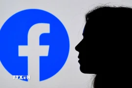 Biểu tượng của Facebook. (Ảnh: AFP/TTXVN)
