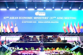 Quang cảnh Hội nghị AEM-57. (Ảnh: TTXVN phát)