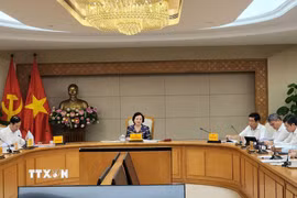 Quang cảnh cuộc họp. (Ảnh: Chu Thanh Vân/TTXVN)