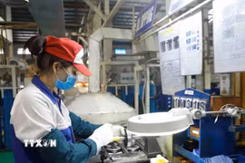 Khu công nghiệp Khai Quang, tỉnh Phú Thọ. (Ảnh: Nguyễn Thảo/TTXVN)
