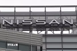 Trụ sở hãng ôtô Nissan tại Yokohama, Nhật Bản. (Ảnh: Kyodo/TTXVN)