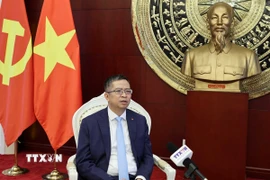 Đại sứ Việt Nam tại Trung Quốc Phạm Thanh Bình. (Ảnh: Quang Hưng/TTXVN)