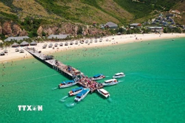 Khu du lịch Kỳ Co (Quy Nhơn). (Ảnh: Nguyên Linh/TTXVN)