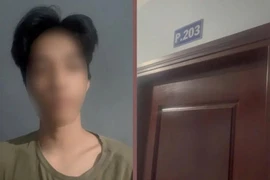 Nam sinh được giải cứu khi đang ở nhà nghỉ.