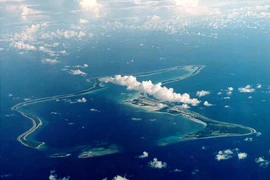 Diego Garcia, đảo lớn nhất quần đảo Chagos (Nguồn: Reuters/Hải quân Mỹ).