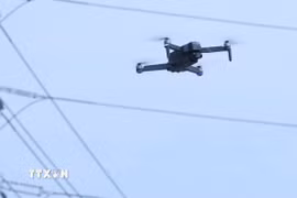 Sử dụng flycam. (Ảnh minh họa. Nguồn: TTXVN)
