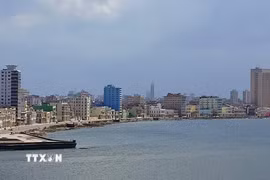 Khu vực trung tâm thủ đô La Habana. (Ảnh: Phi Hùng/TTXVN)