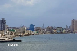 Khu vực trung tâm thủ đô La Habana. (Ảnh: Phi Hùng/TTXVN)