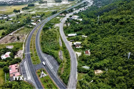 Cao tốc Vân Phong-Nha Trang có tổng mức đầu tư hơn 11.800 tỷ đồng. (Ảnh: Đăng Tuấn/TTXVN)