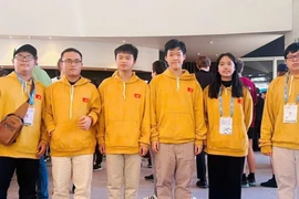 Đội tuyển Việt Nam xếp thứ 9 trong số các quốc gia tham dự. (Ảnh: TTXVN phát)
