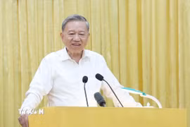 Tổng Bí thư Tô Lâm phát biểu. (Ảnh: Thống Nhất/TTXVN)