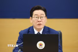 Tổng thống Hàn Quốc Lee Jae Myung. (Ảnh: Yonhap/TTXVN)
