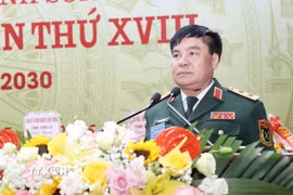 Trung tướng Phạm Đức Duyên, Chính ủy Quân khu 2. (Nguồn: TTXVN)