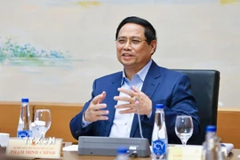 Thủ tướng Chính phủ Phạm Minh Chính, đại biểu Quốc hội thành phố Cần Thơ phát biểu. (Ảnh: Doãn Tấn/TTXVN)