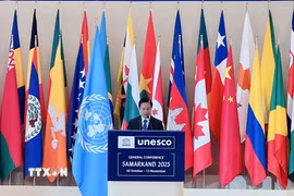 Thứ trưởng Bộ Ngoại giao Ngô Lê Văn, Chủ tịch Ủy ban Quốc gia UNESCO Việt Nam. (Nguồn: TTXVN)