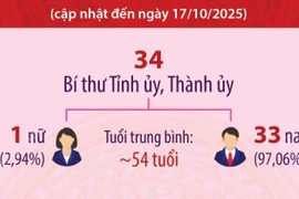 Một số thông tin tổng quan về 34 Bí thư Tỉnh ủy, Thành ủy nhiệm kỳ 2025-2030