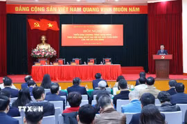 Đảng ủy các cơ quan Đảng Trung ương triển khai Nghị quyết Đại hội XIV của Đảng. (Ảnh: Phương Hoa/TTXVN)