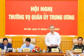Tổng Bí thư Tô Lâm chủ trì hội nghị. (Ảnh: TTXVN phát)