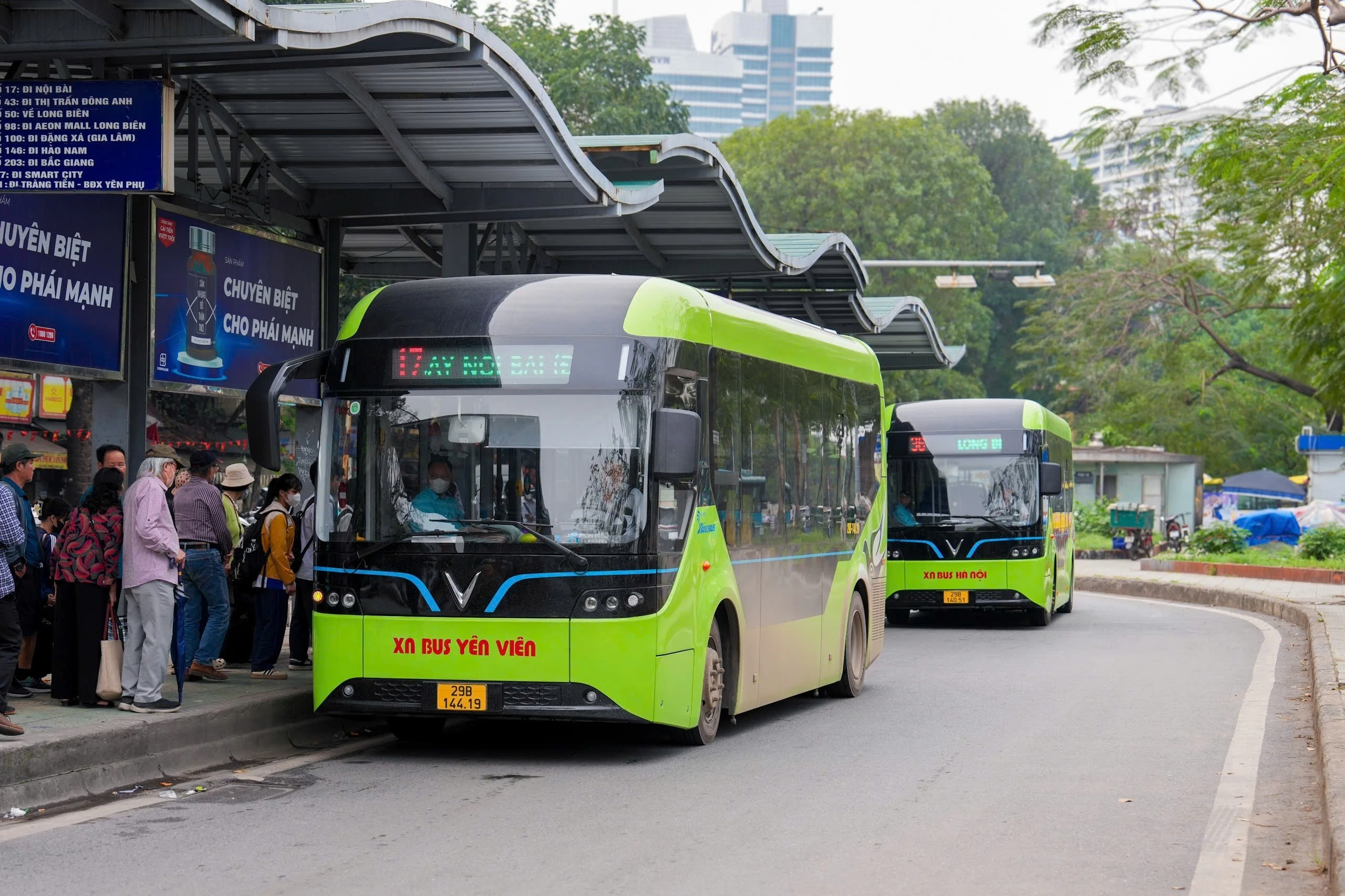 Transerco đưa gần 120 xe buýt điện hiện đại vào vận hành tại Hà Nội
