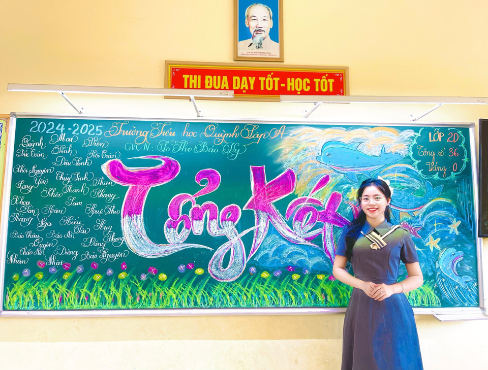 Là một giáo viên, Bảo Vy cho biết giáo dục là một trong những lĩnh vực cô đặc biệt quan tâm khi đảm nhiệm vai trò đại biểu Quốc hội khóa VXI. (Ảnh: NVCC)