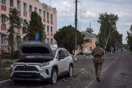 Binh sỹ Ukraine ở Kursk (Nguồn: AP)