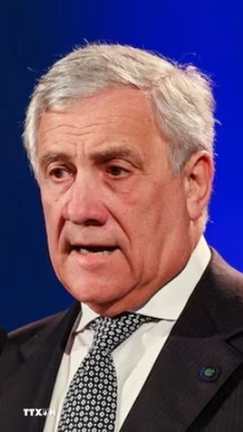 Ngoại trưởng Italy Antonio Tajani tuyên bố nước này sẽ không tăng chi tiêu quốc phòng bằng cách sử dụng quỹ “gắn kết” của EU. (Ảnh: REUTERS/TTXVN)