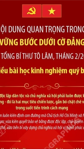 Hành trình 96 năm của Đảng đã để lại nhiều bài học kinh nghiệm quý báu