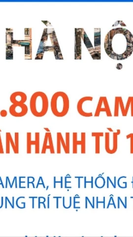 Hà Nội dự kiến vận hành hơn 1.800 camera AI từ 10/12/2025